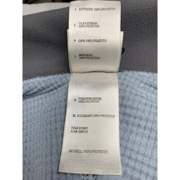 The North Face Jacket Womens M Black Windwall Full Zip Fleece Hooded Thermal TNF - Picture 5 of 14